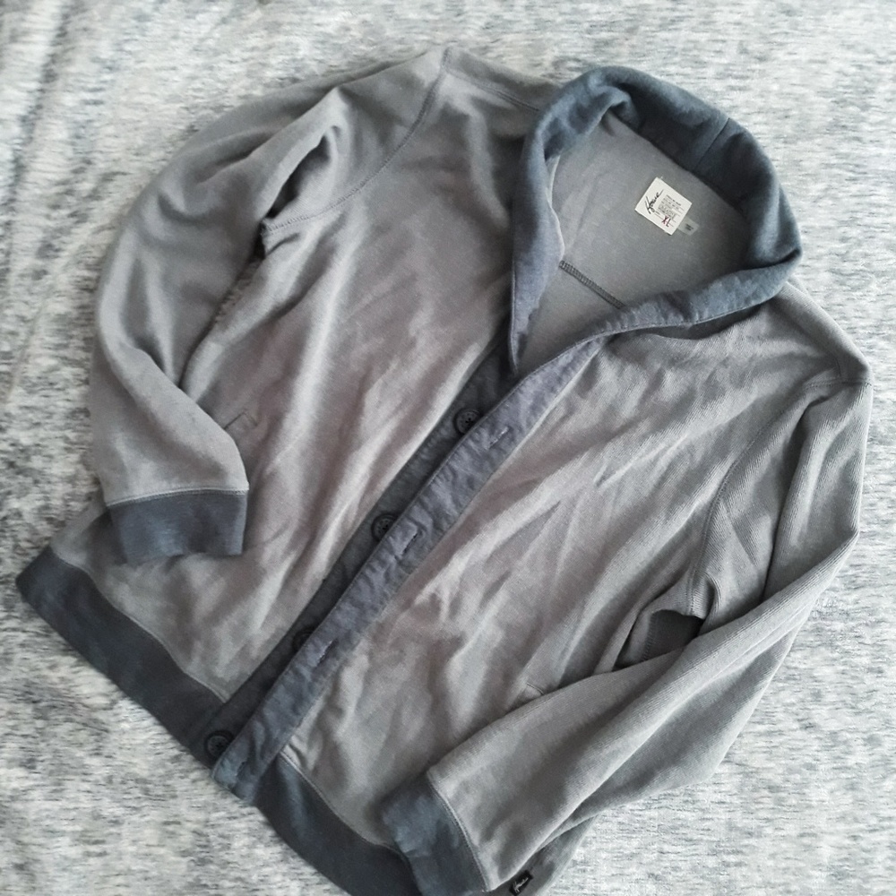Mens Howe button sweater cardigan
